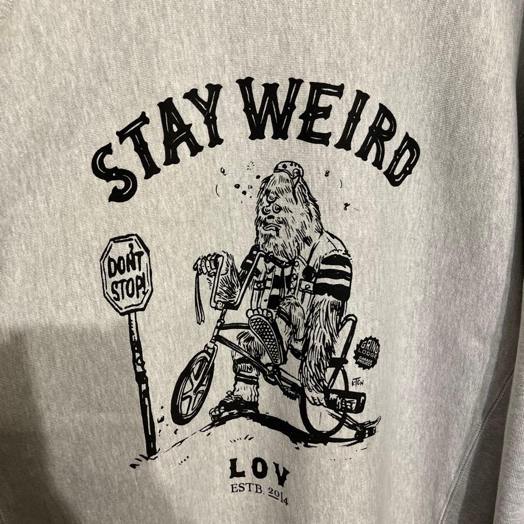 LOV GRINDLODGE トレーナー　XL