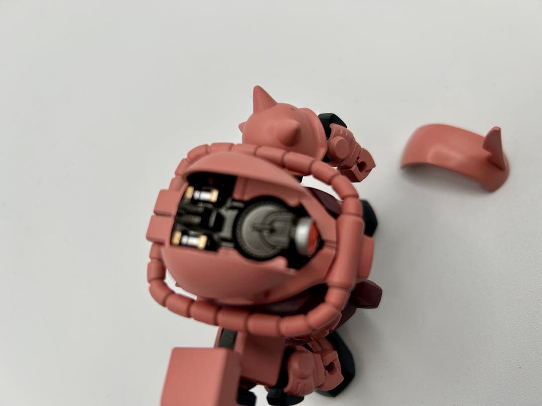 SDガンダム BB戦士ミキシング　シャアザクとザク2体セット　塗装改修品