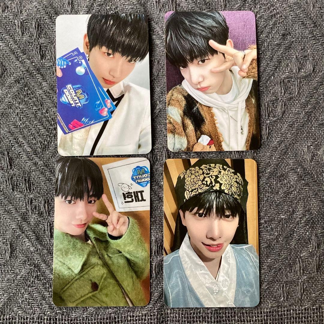 韓国 BOYNEXTDOOR ジェヒョン MC 人気歌謡 ボネクド 4枚トレカ