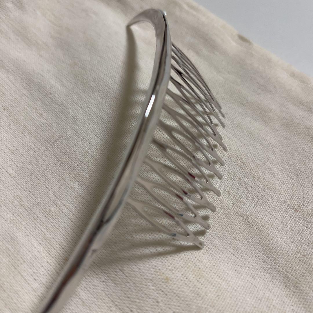 シルバー　パール付き　完売品　プリュイ　pluie