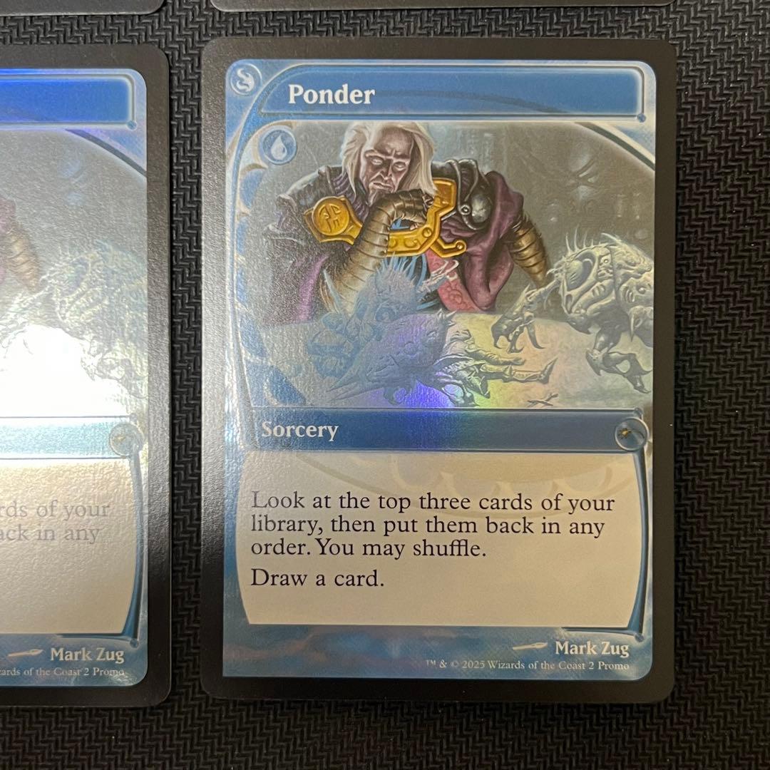 MTG MB2《思案/Ponder》未来予知 英語版foil 4枚セット