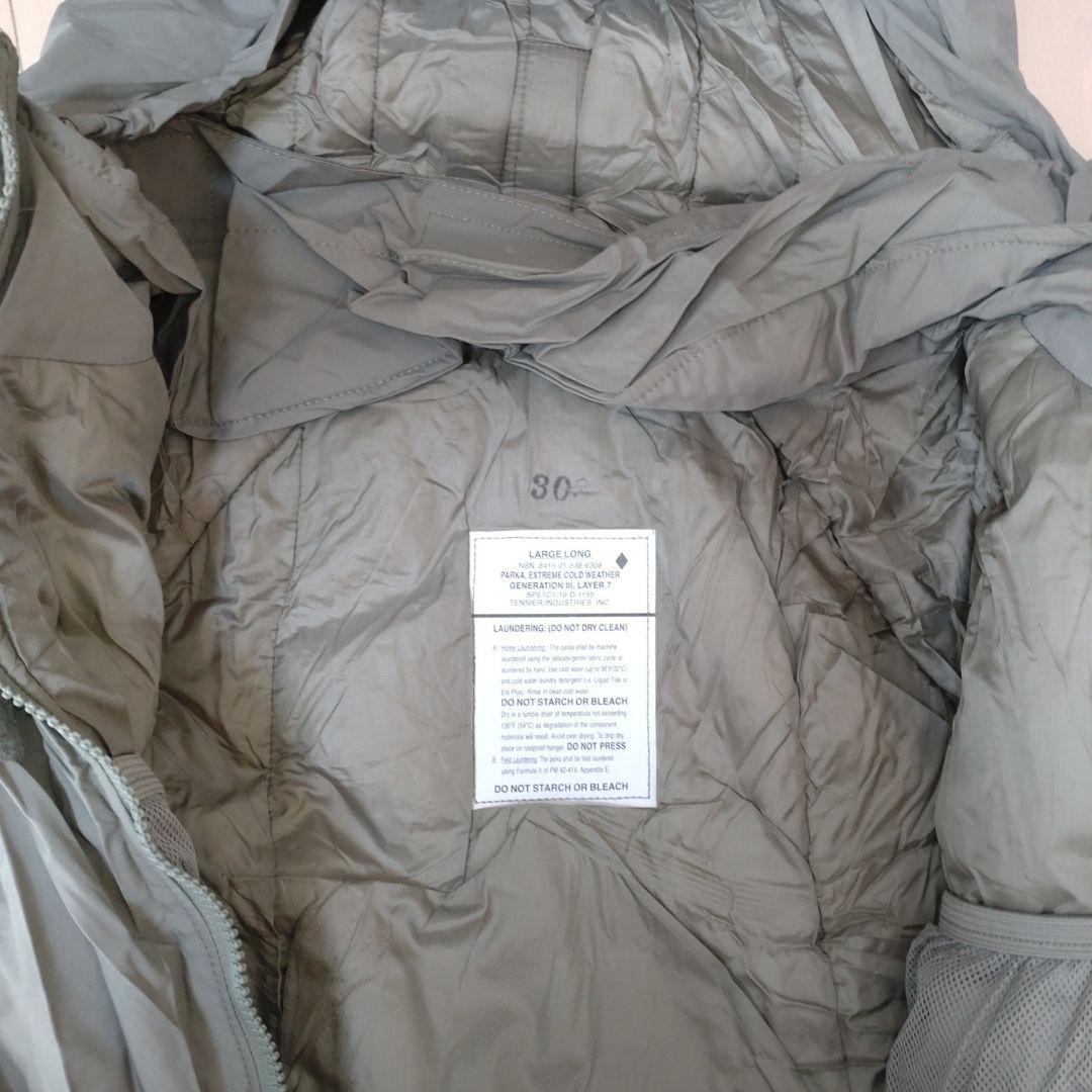 ECWCS LEVEL7 デッドストック 希少次世代モデル L-L未開