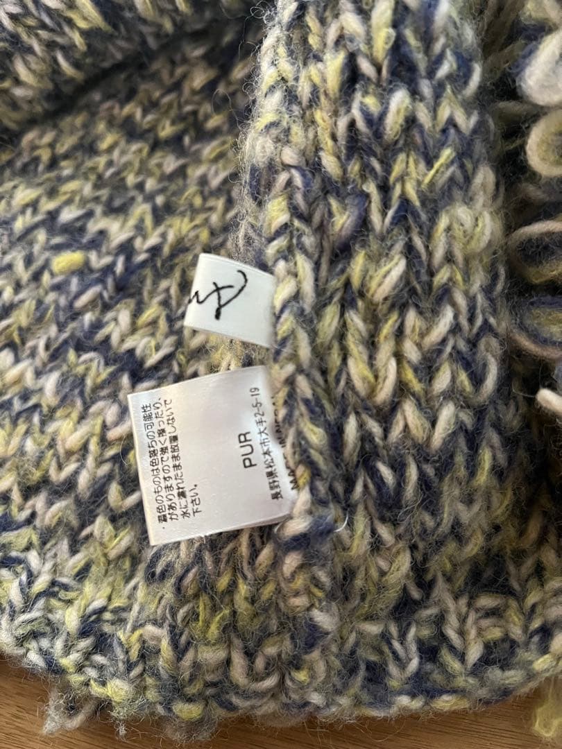 お値下げ不可/池田泉さんPUR loop hand knit top ビスチェ