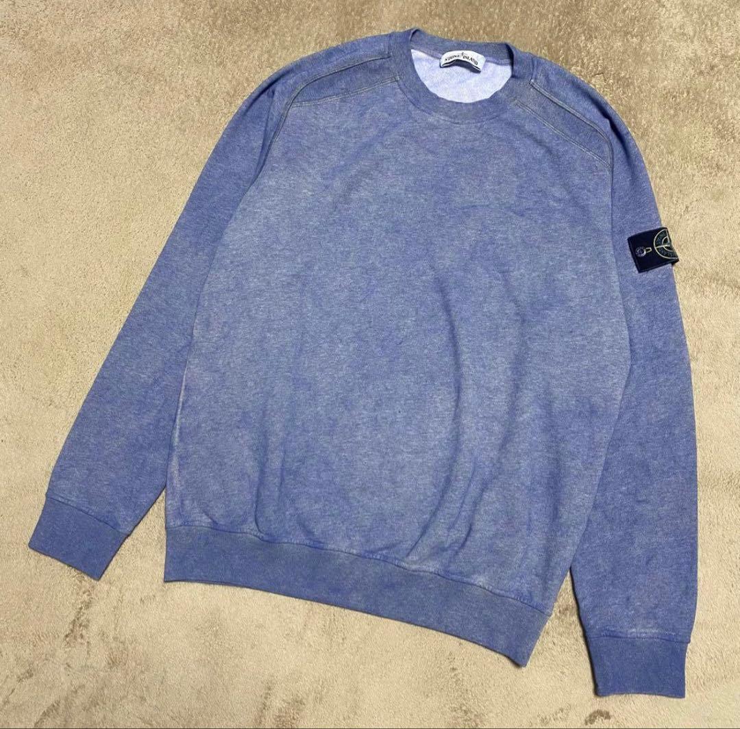 STONE  ダストスウェット 青