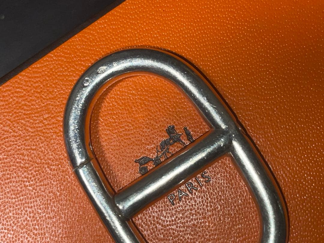 エルメス ヴィンテージ シェーヌダンクル カラビナ キーリング