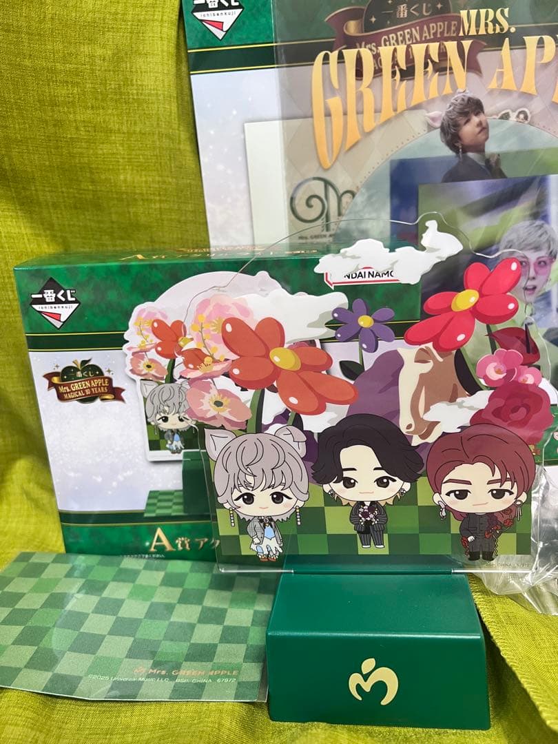 Mrs. GREEN APPLE アクリル　セット　ミセス　1番くじ　くじ