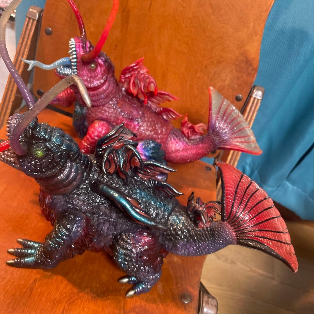 怪獣ギョー ソフビ フィギュア　2体セット　楳図かずお　アートストーム　訳あり