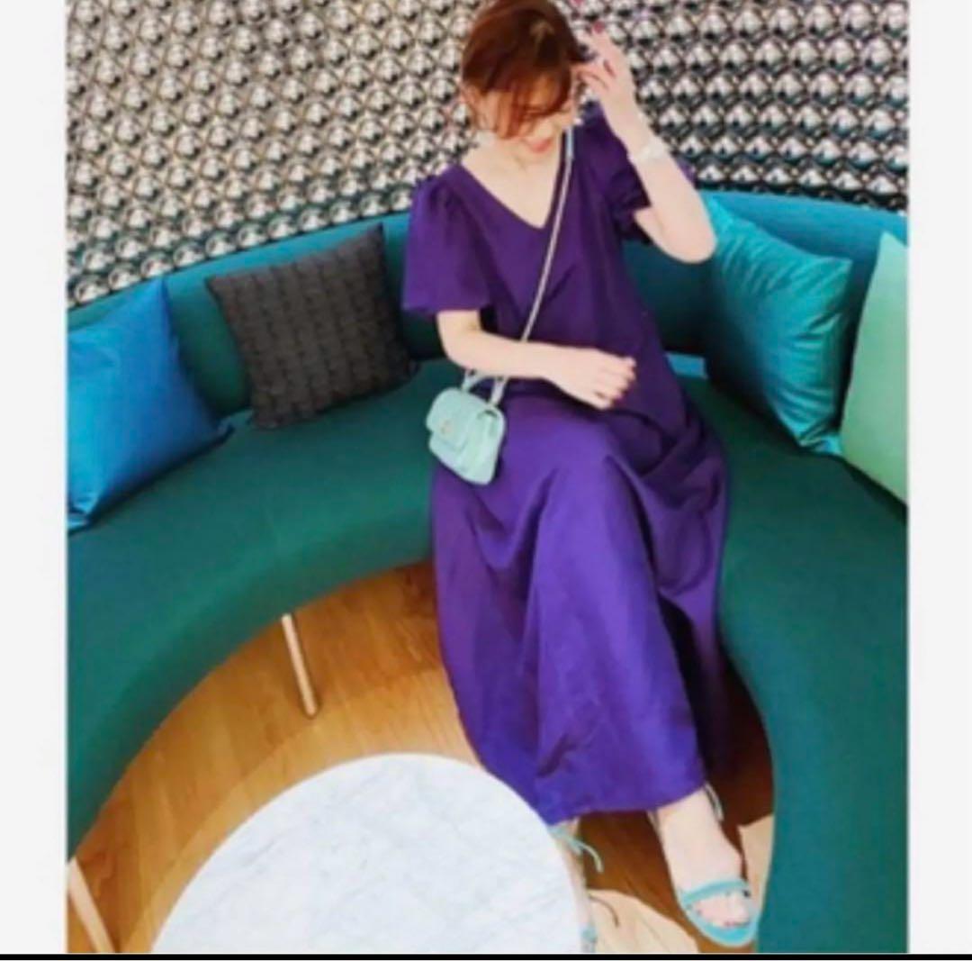 イデアルーチェ　リネンパフワンピース