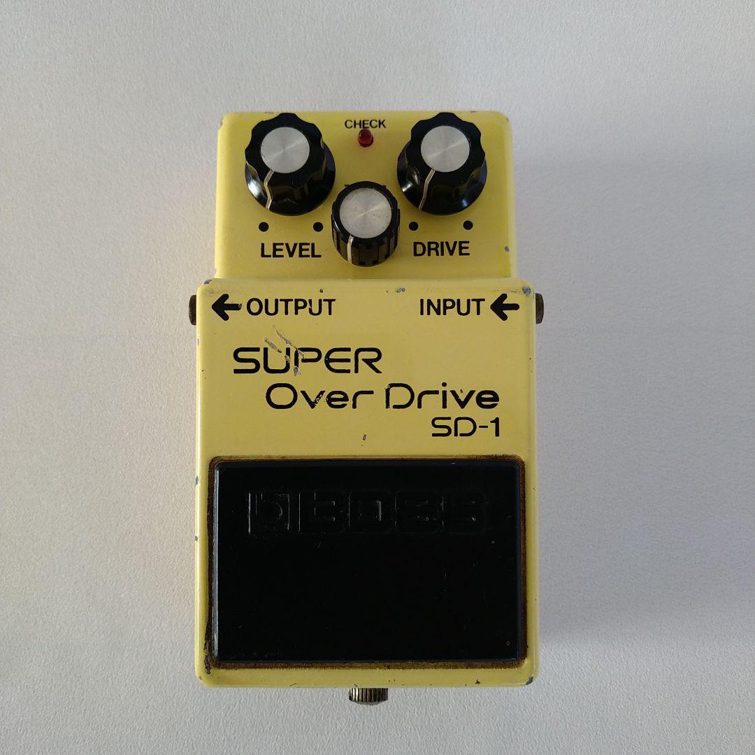 81年製 BOSS SD−1超激レア 最初期シリアル0300個体 日本製 A基盤