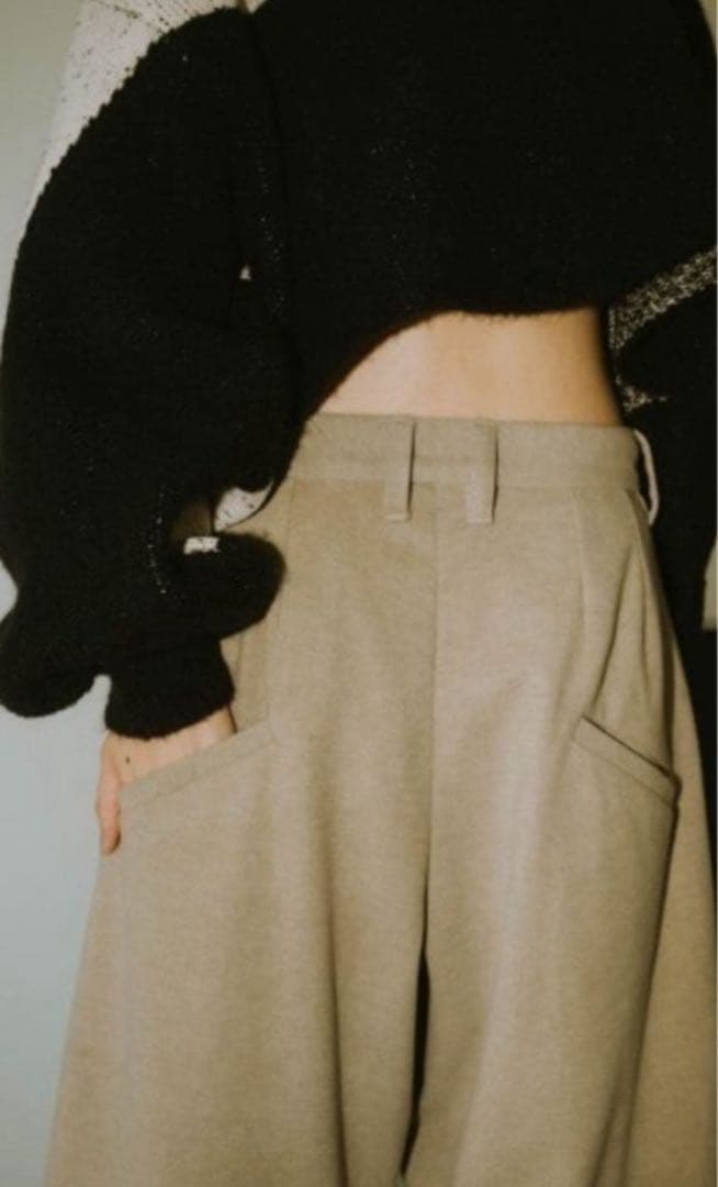 パンツ D Knuth Marf front slit pants