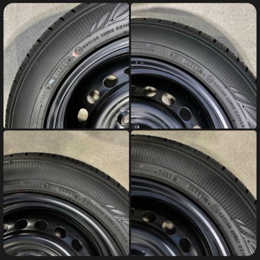 DUNLOP ENASAVE EC300 14インチタイヤセット　中古