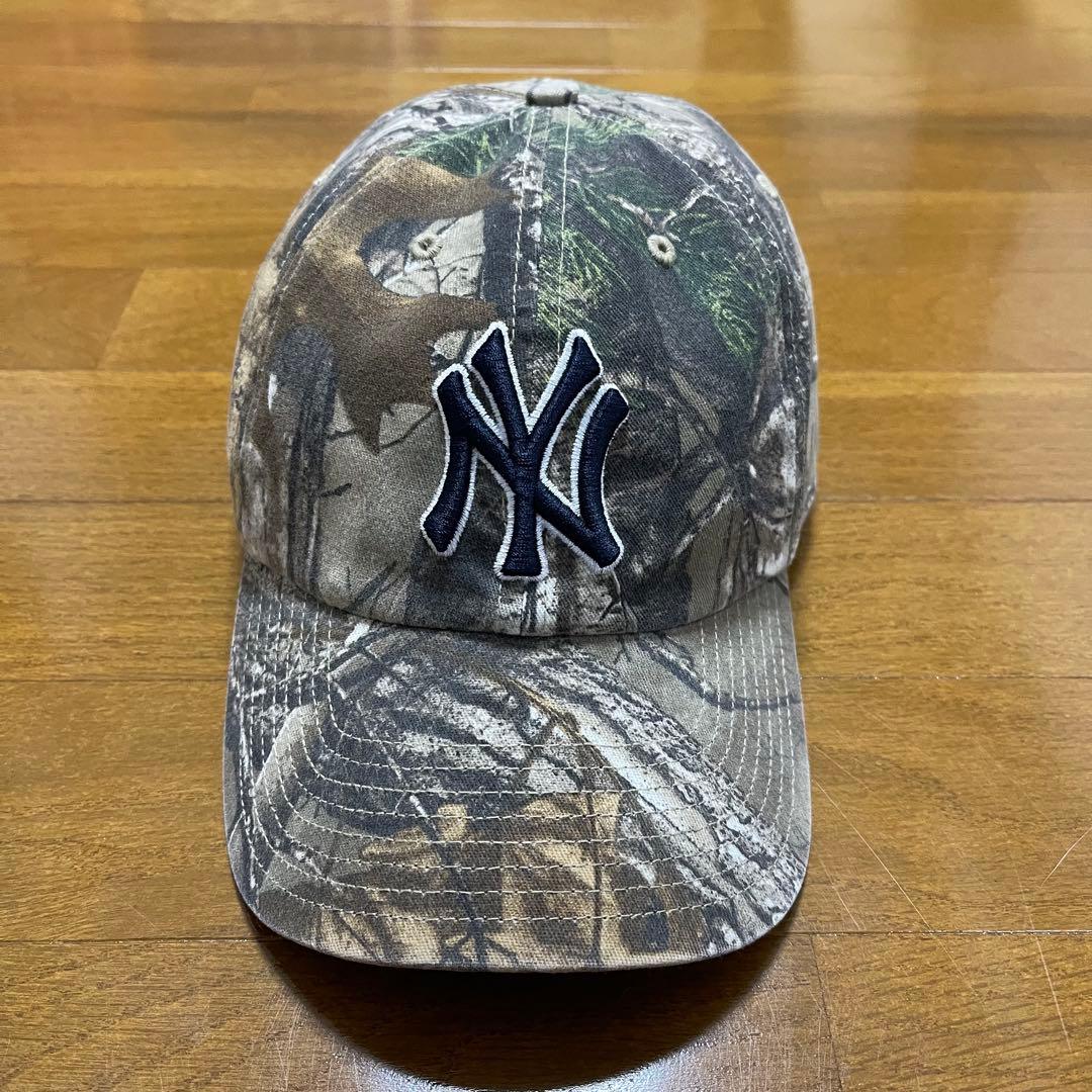 美品！47 Brand キャップ ヤンキース 帽子 リアルツリー カモ