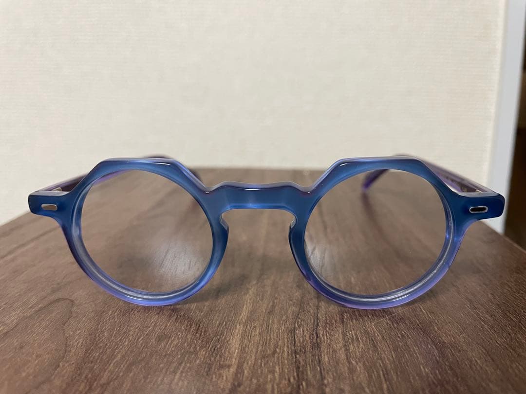 Lesca Yoga BV 39/24 145 ラウンドフレームサングラス