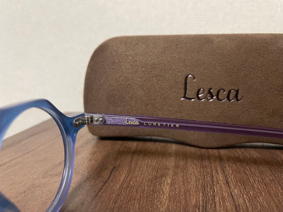 Lesca Yoga BV 39/24 145 ラウンドフレームサングラス