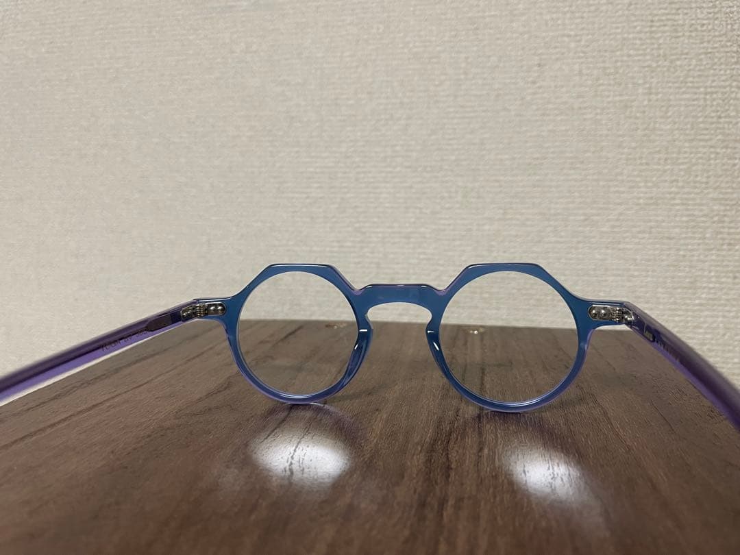 Lesca Yoga BV 39/24 145 ラウンドフレームサングラス