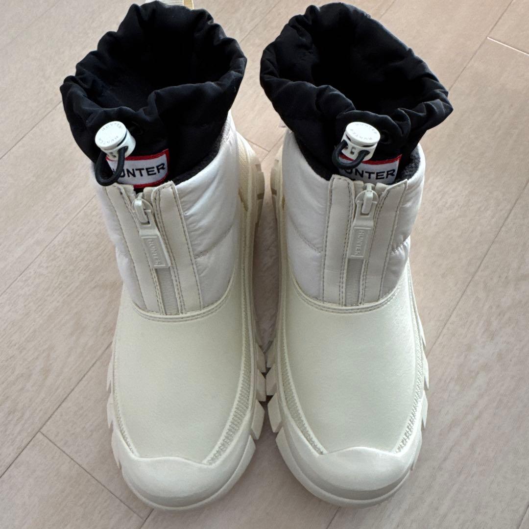 ハンター HUNTER イントレピッド ジップ アンクル スノーブーツ　39