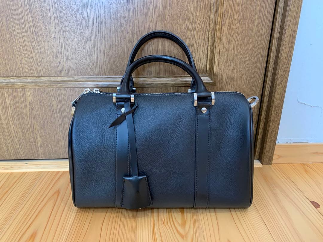 MBハイエンド レザーショルダーバッグ ミニボストン