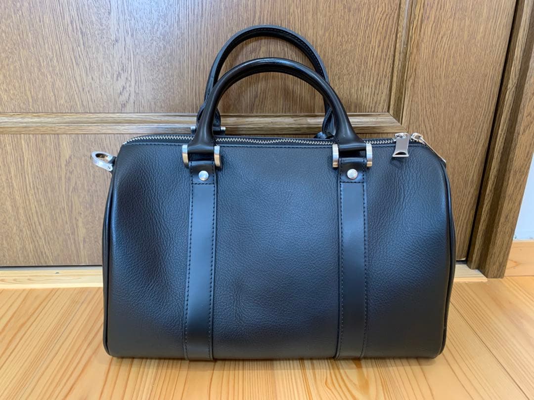 MBハイエンド レザーショルダーバッグ ミニボストン