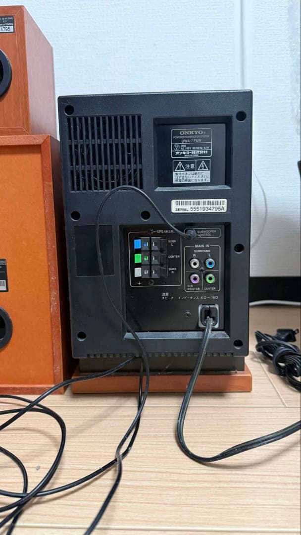 ONKYO CD・MD・カセットデッキ 5スピーカー