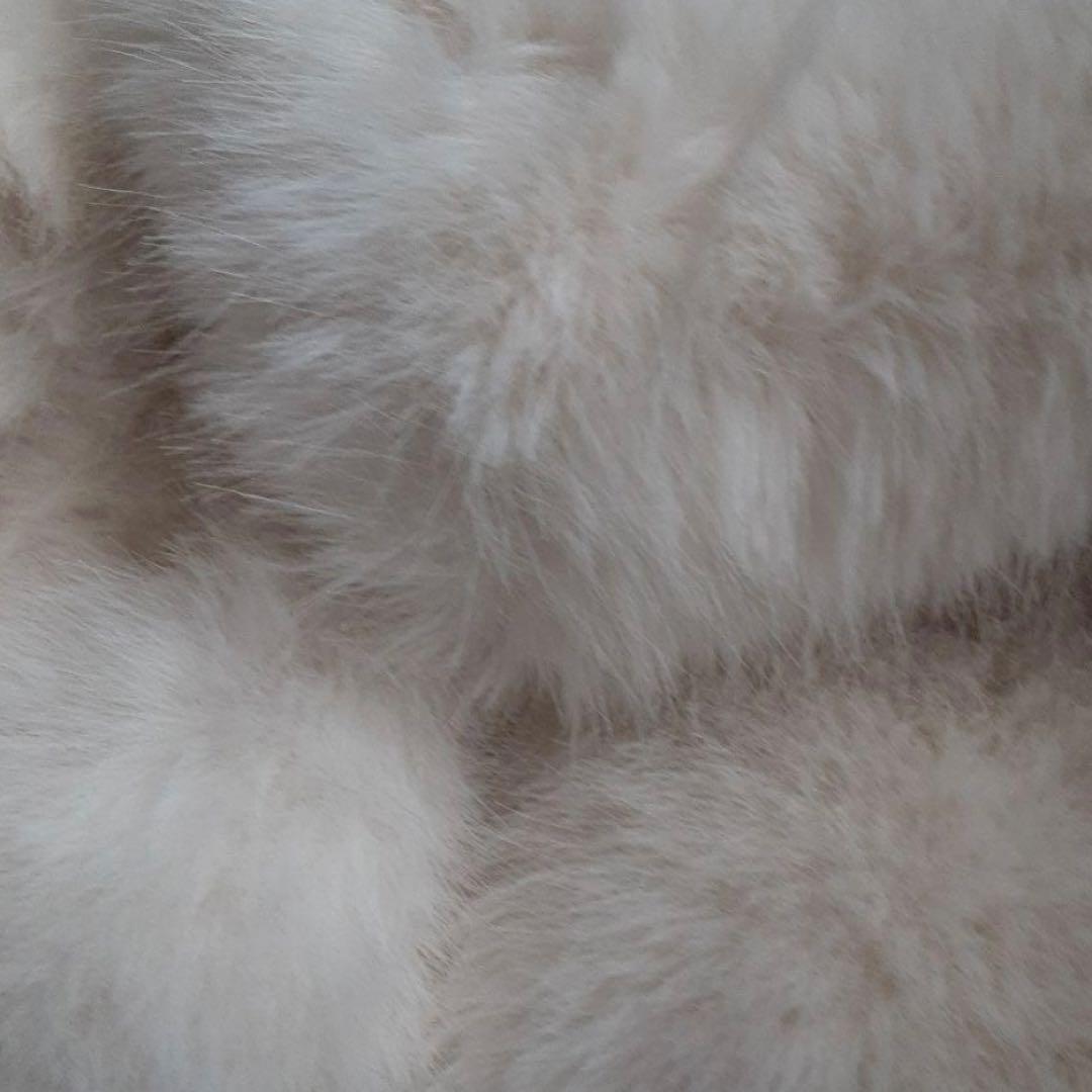 ZARA ホワイトファーコート ショート丈