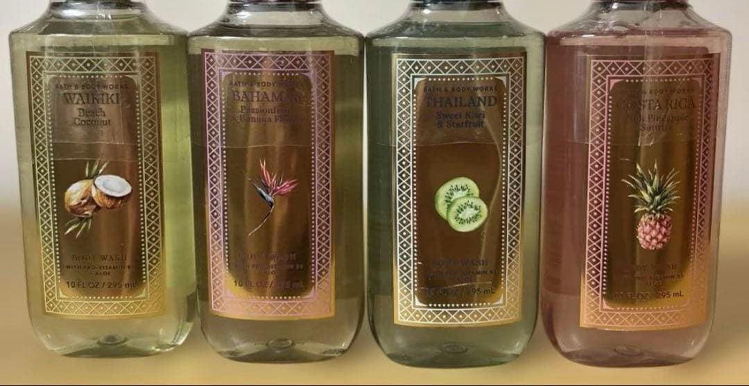 【Summerセット】Bath&bodyworks ボディーウォッシュ４本セット