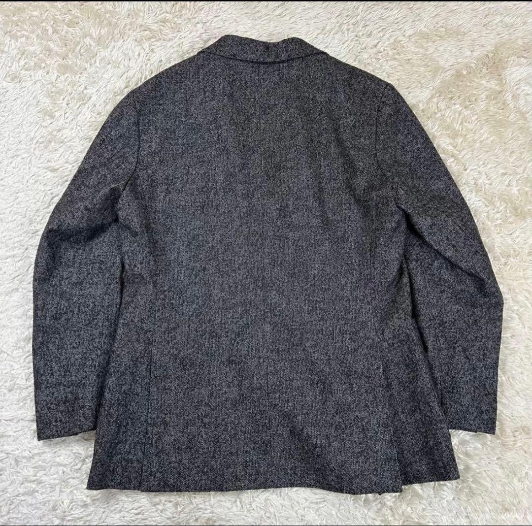 美品 マッキントッシュ ウールツイード テーラードジャケット グレー M相当