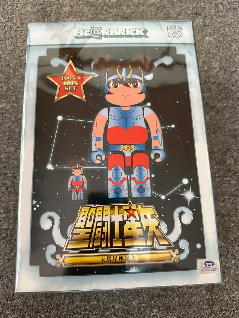 BE@RBRICK 天馬星座の星矢 100% & 400%