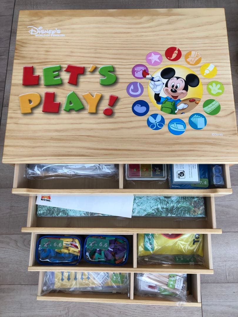 DWEディズニー英語システム　ワールドファミリー　レッツプレイ　フルセット