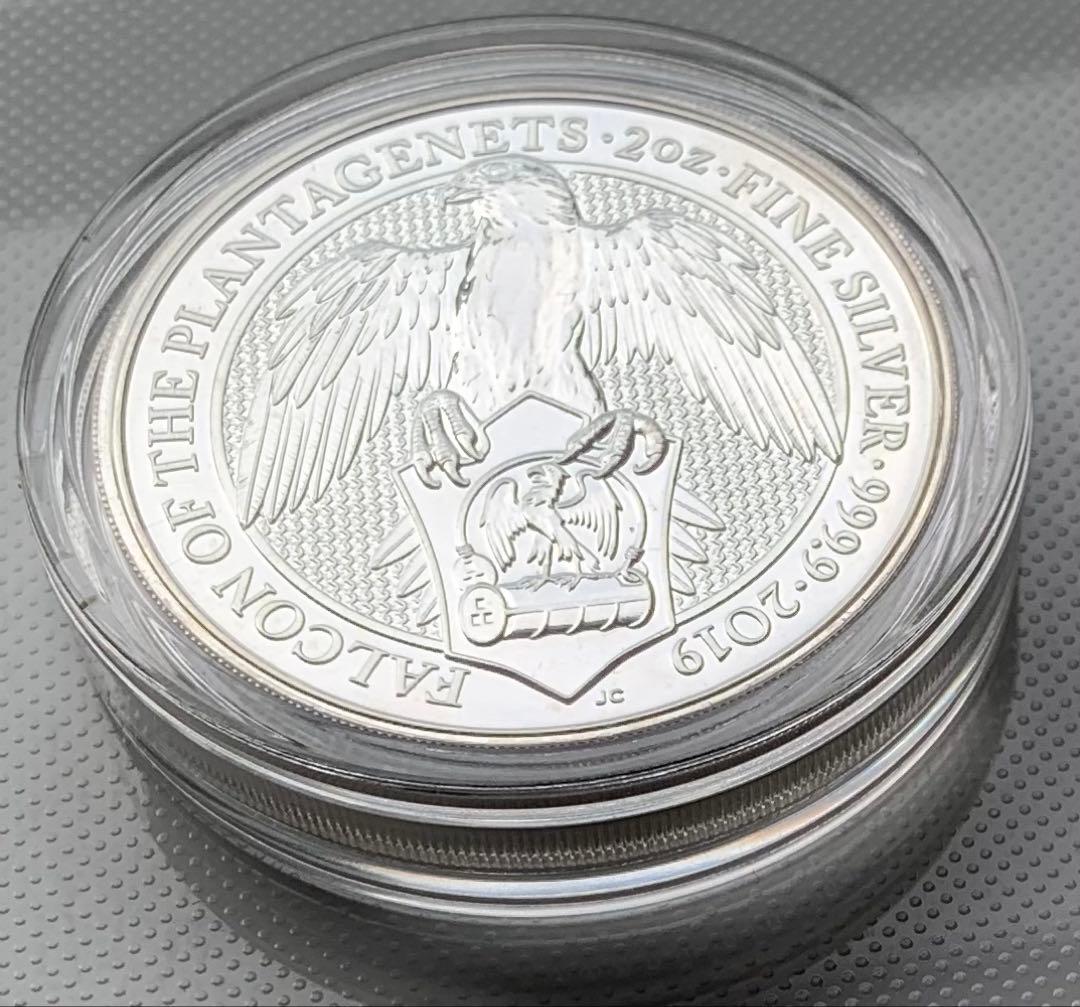 M*m様 Falcon of the Plantagenets 2oz 銀貨 2
