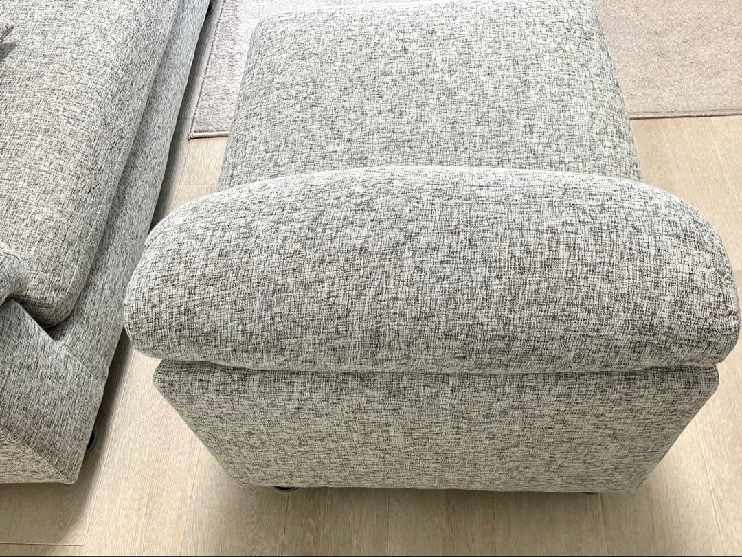 ①【送料込みセット売り】CARLO GRANDE カウチソファ