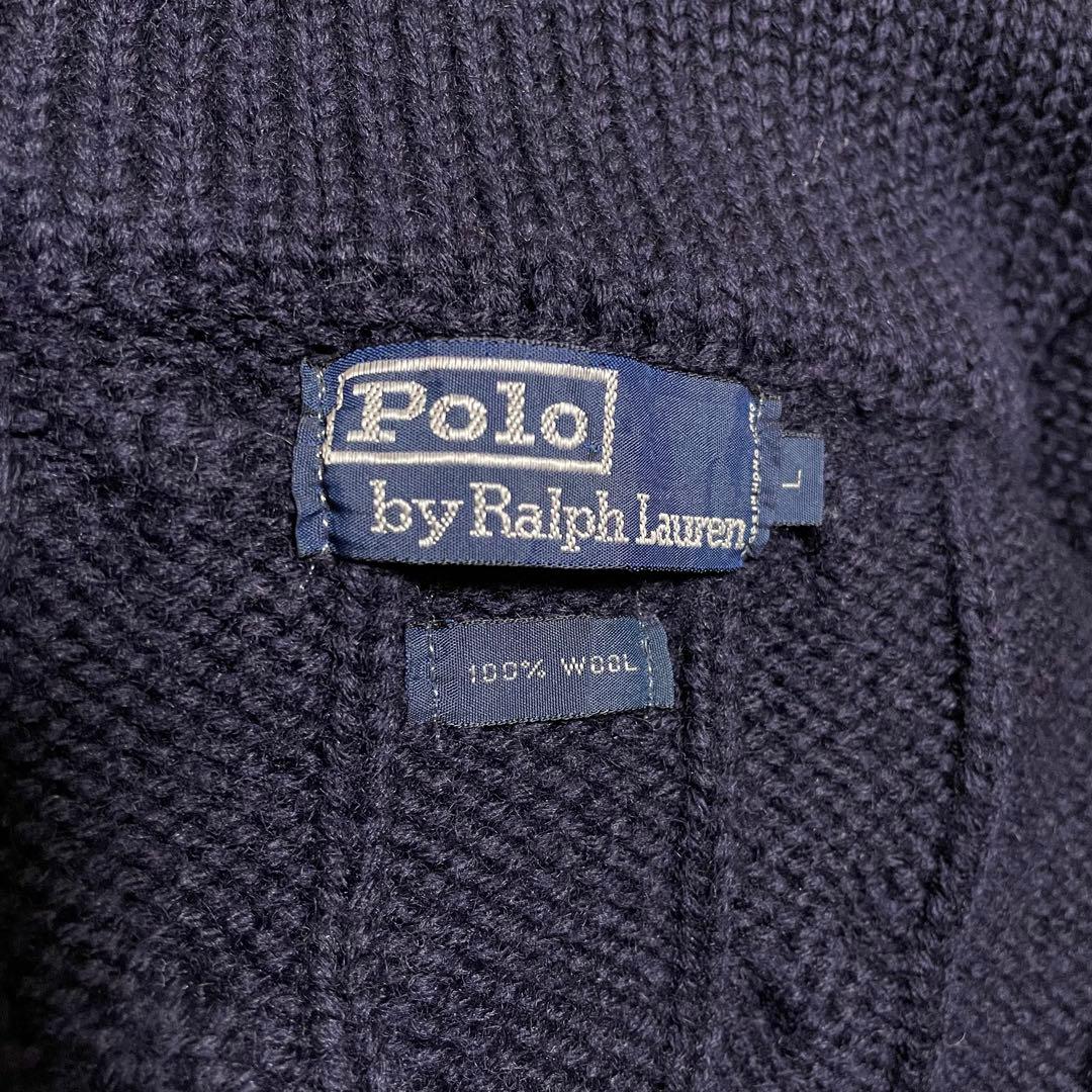 Polo By Ralph Lauren90s/ケーブルニット/ウール100%