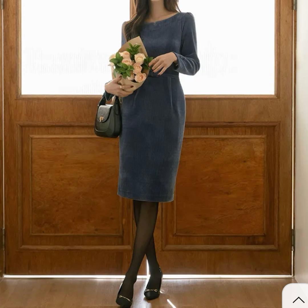 DHOLIC ベロアワンピース Sサイズ