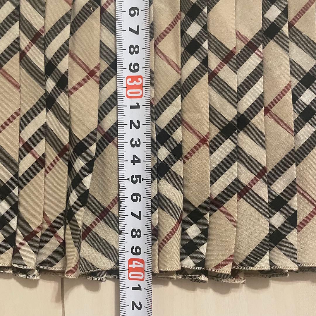 Burberry バーバリーブルーレーベル プリーツミニスカート サイズ38