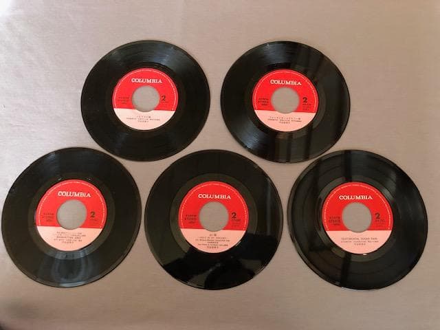 河合奈保子 シングルレコード 5枚セット デビュー ほか d823y86