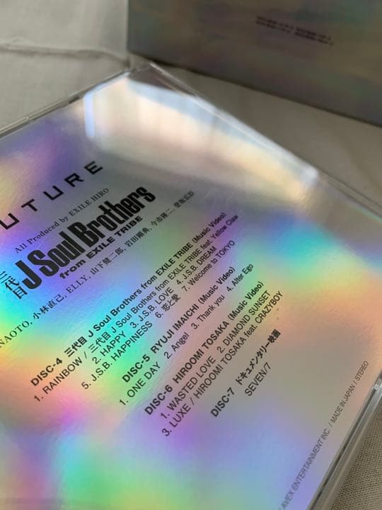 FUTURE(CD3枚組+DVD4枚組)三代目JSB