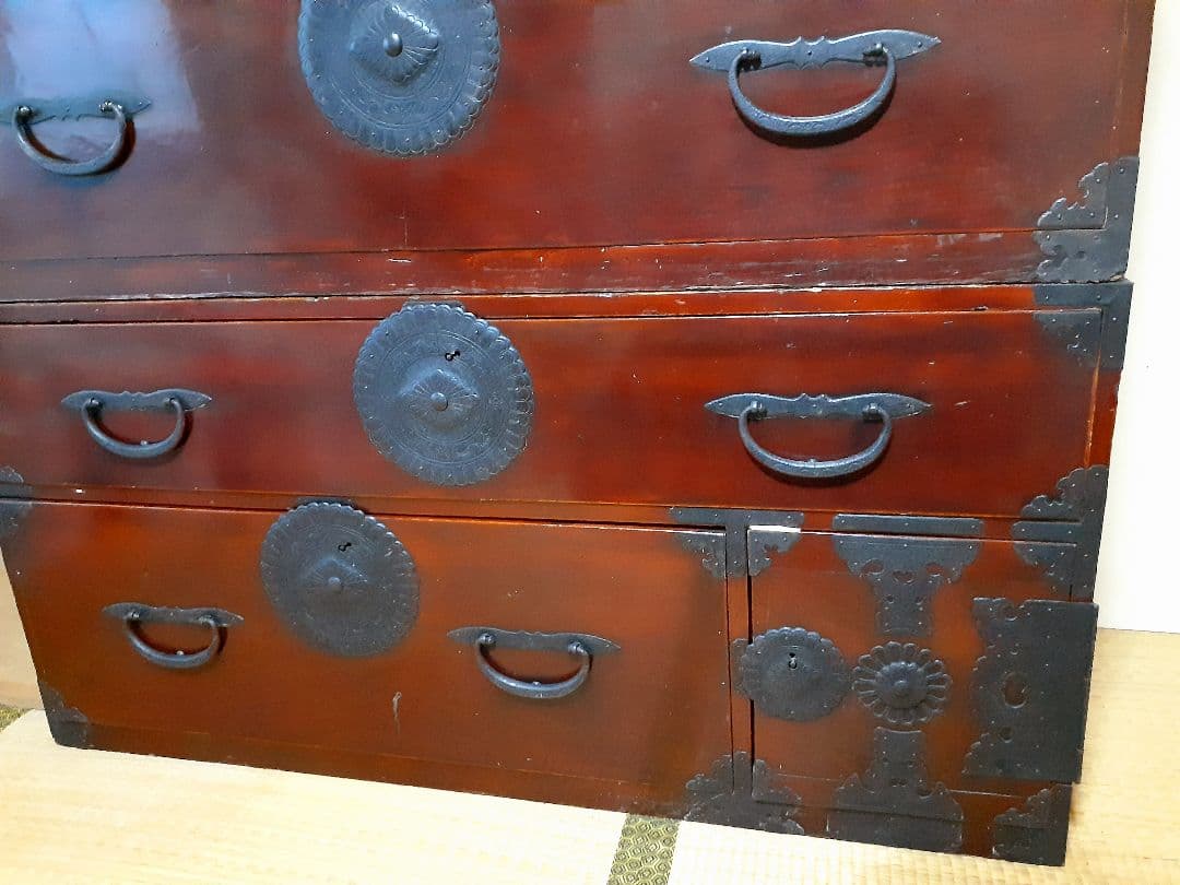 時代箪笥　相馬箪笥　和たんす　アンティーク　古民家　蔵出し