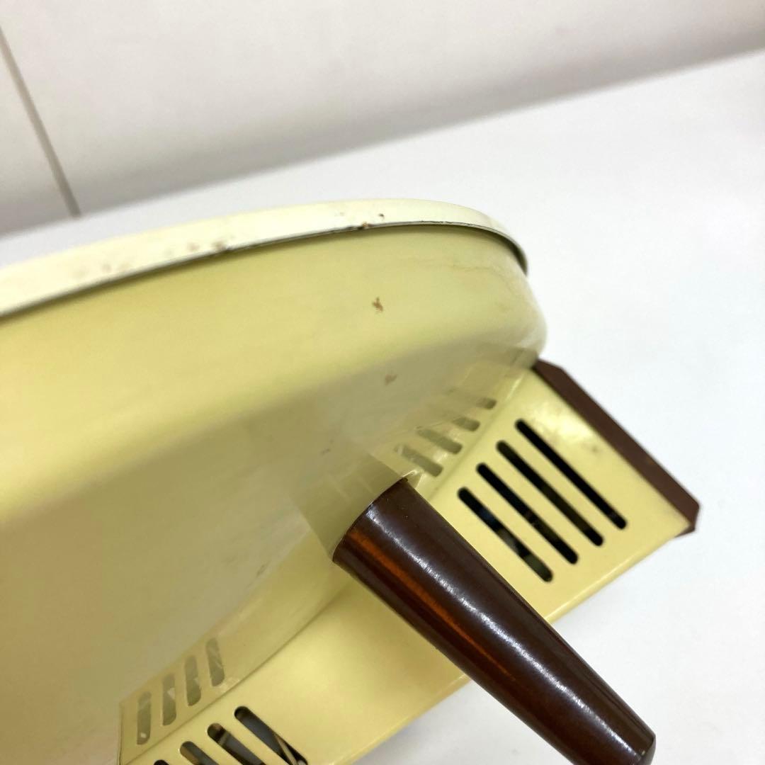 B420- 日立 電気コンロ HS-646 電熱ヒーター丸型 脚付き レトロ