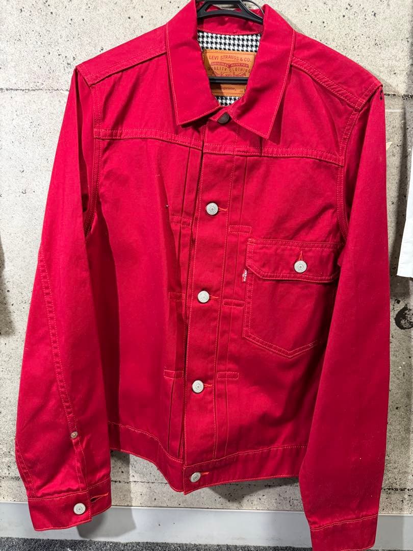 Levi Strauss & Co. Supreme レッドジャケット M