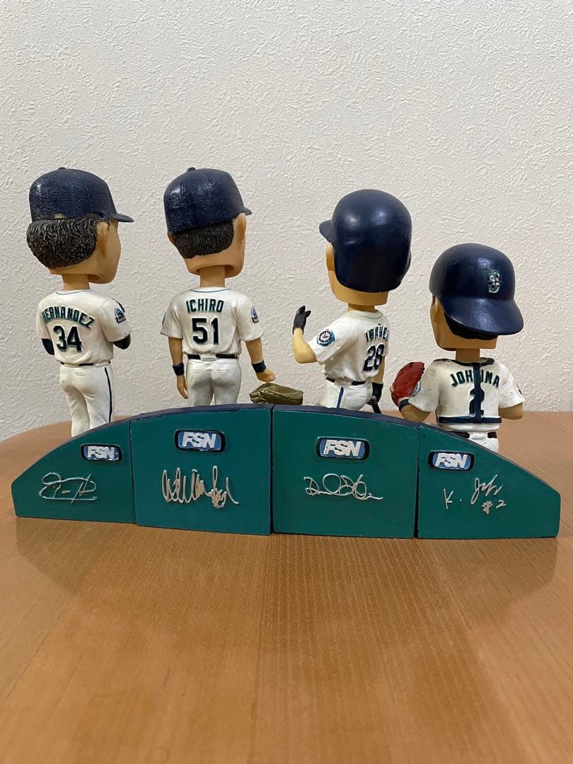 2007 イチロー球場配布ボブルヘッド人形　城島含む4体コンプリート