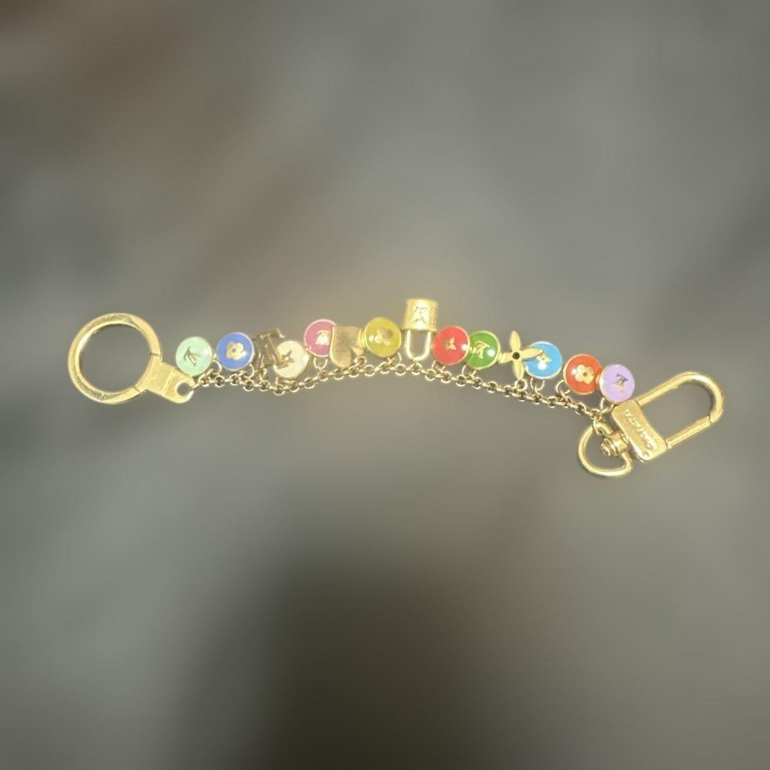 A*送様 ルイヴィトン ポルトクレシェンヌパスティーユチャーム マルチカラーバッ