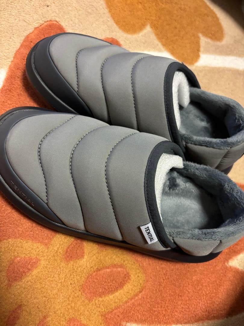 TENTIAL リカバリーサンダル ウォーム XS グレー