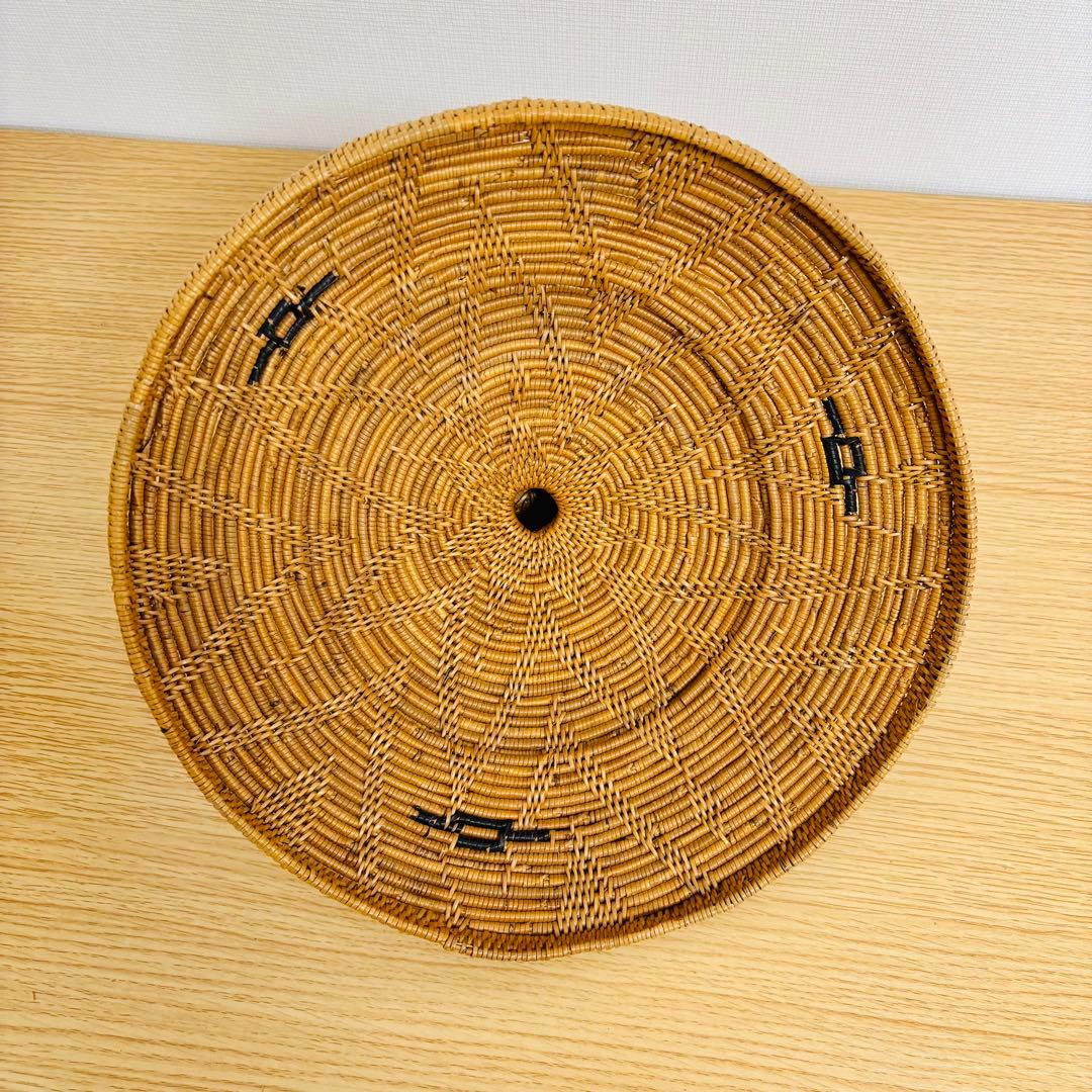 【希少品】アタ 蓋付き かご バスケット ASHITABA 送料込み