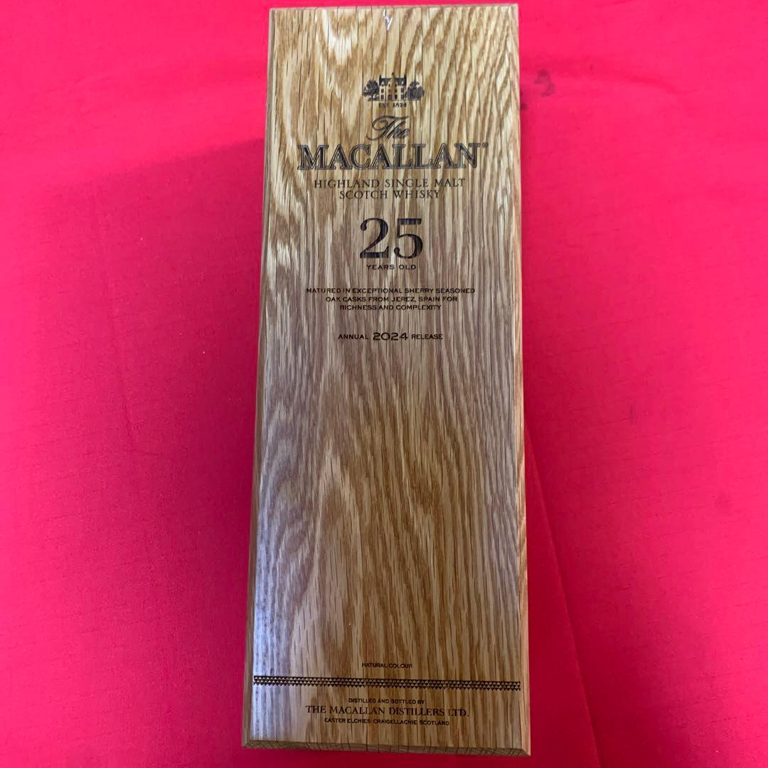 MACALLAN 25年 スコッチウイスキー 木箱ケース2個セット