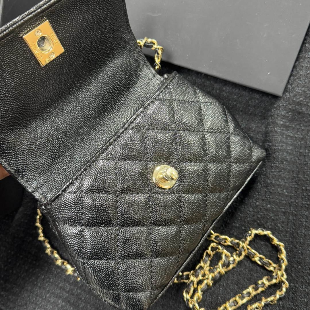 ★顧客限定VIPブラック キルティング ハンドバッグkoc