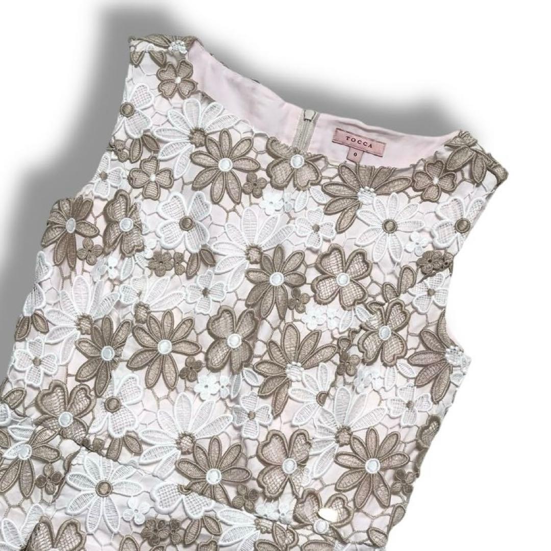 【美品】TOCCA ETERNAL BEAUTY ドレス 洗える ワンピース 0