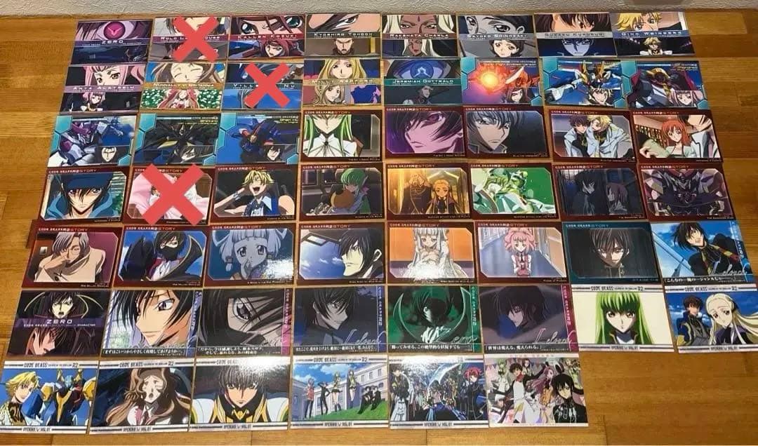 コードギアス反逆のルルーシュ　カードダスマスターズ　51種