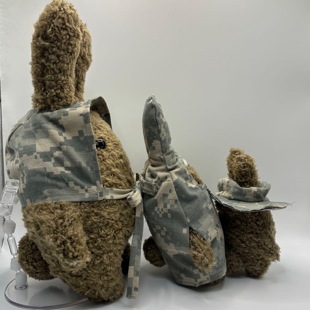 【HI】ウサギぬいぐるみ / ブラウン２型４サイズ（各装備込み）