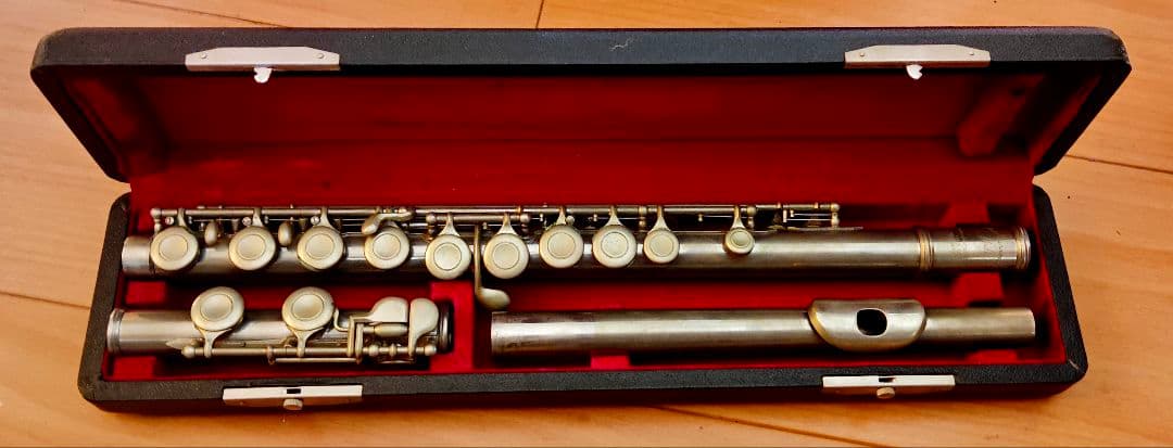 シルバー フルート本体 16キー ケース付き ムラマツ TOKYO刻印