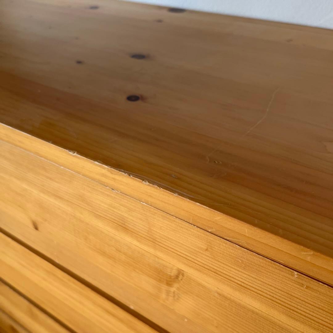 無印良品　パイン材 チェスト 4段