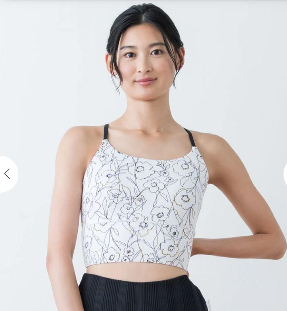 【SUKALA】ドローイングフラワー　セパレートタンクトップ　ブラトップ　Ｌ